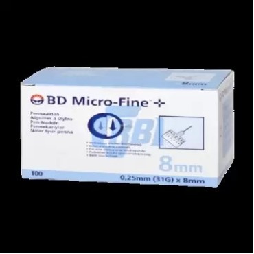 INSULIN BD MICRO-FINE 8 MM NOVOFINE