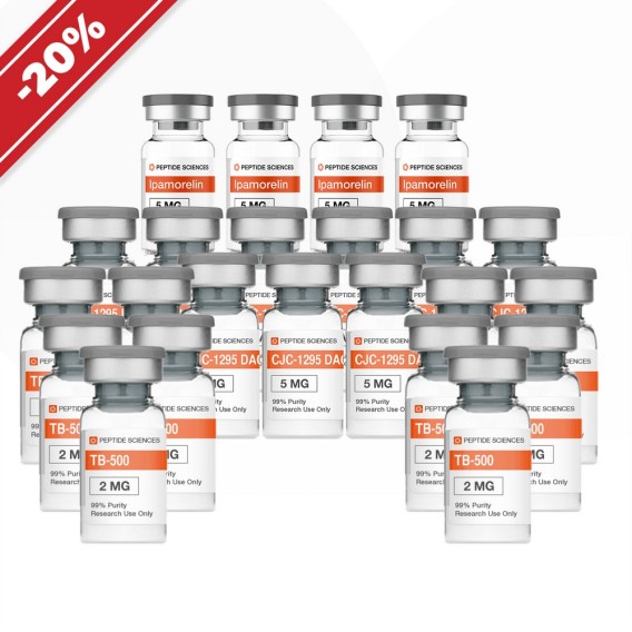 Course of peptides: per treatment. TB-500 + CJC-1295 + Ipamorelin